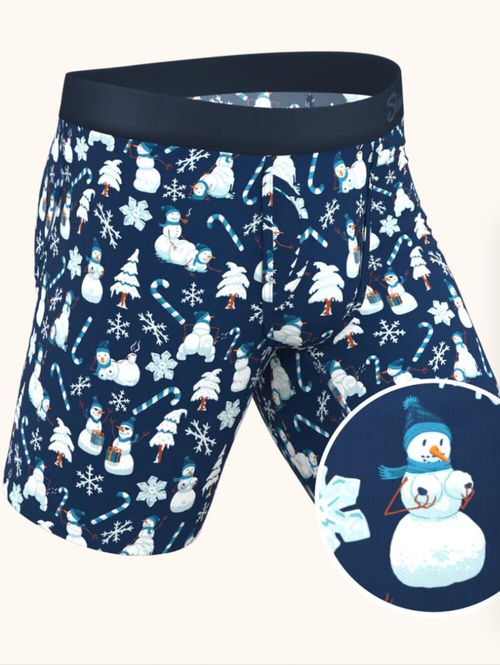 Shinesty The Big Blizzard - Ball Hammock® Pouch Underwear - L